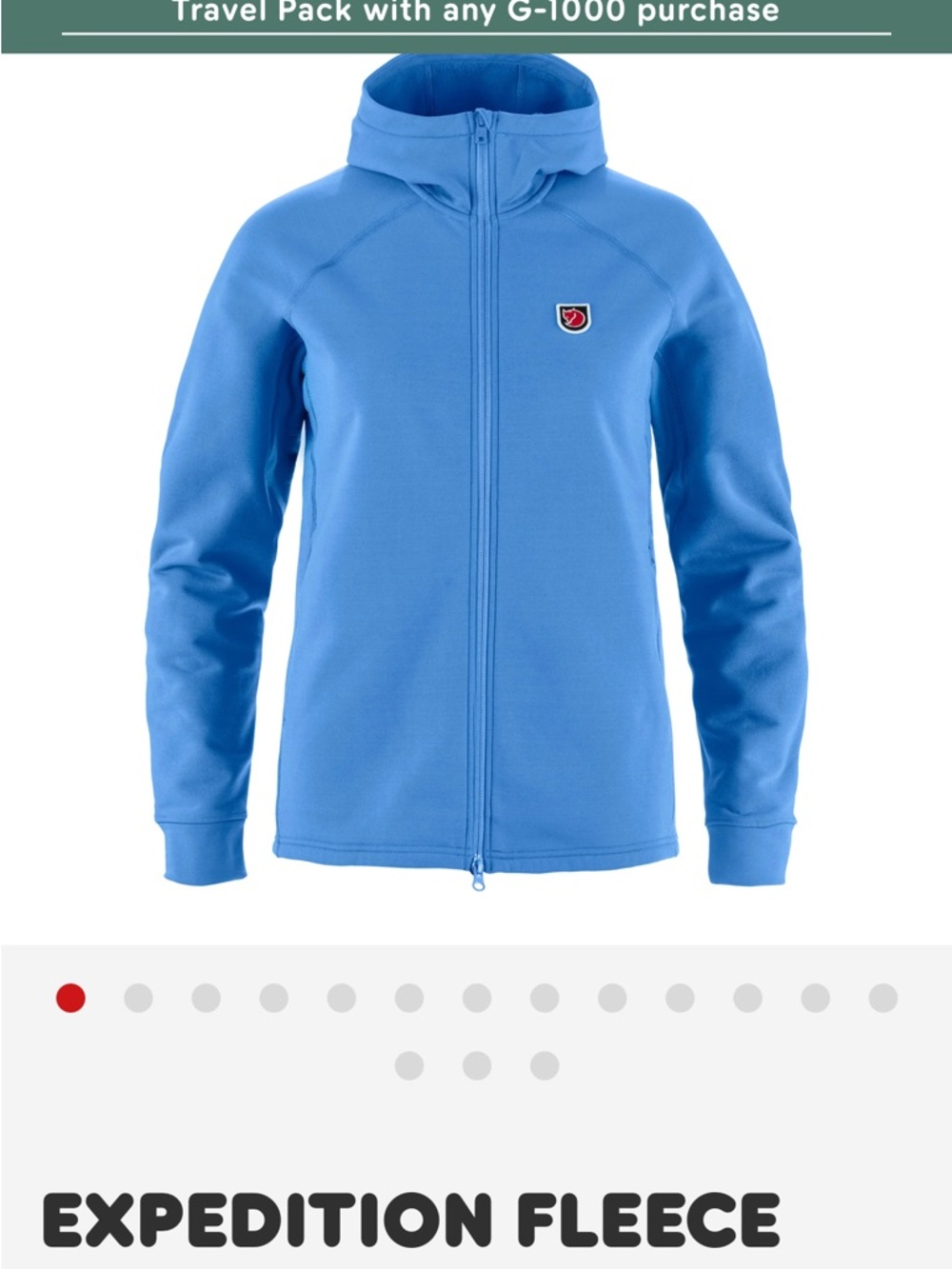 Fjallraven Women’s Expedition Fleece Hoodie - Picture 11 of 15